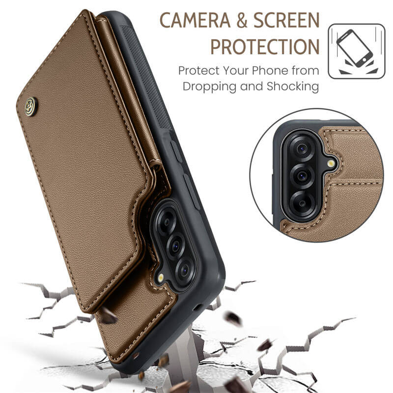 CaseMe Samsung Galaxy A56 5G RFID Blocking Card Holder Case