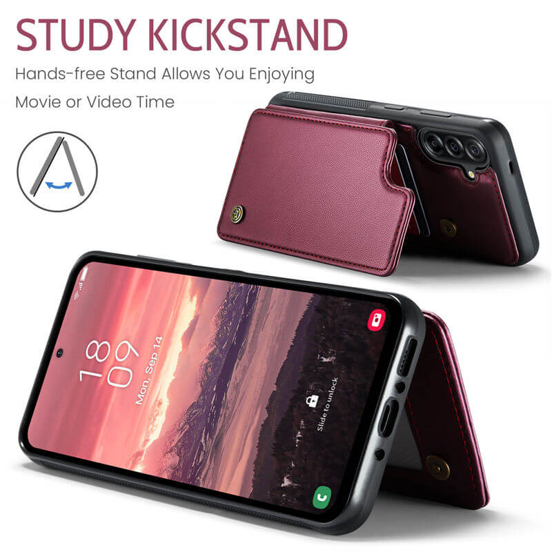 CaseMe Samsung Galaxy A56 5G RFID Blocking Card Holder Case
