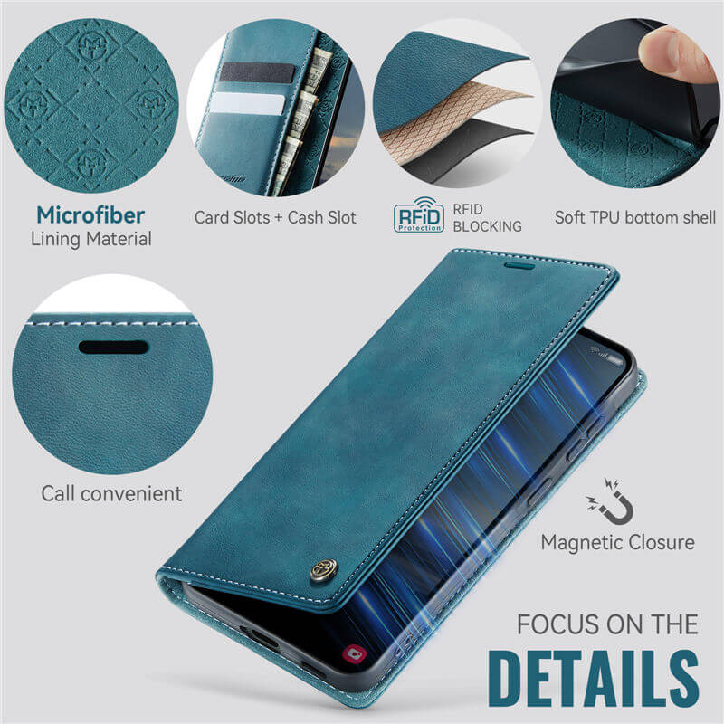 CaseMe Samsung Galaxy A57 Magnetic Wallet Case