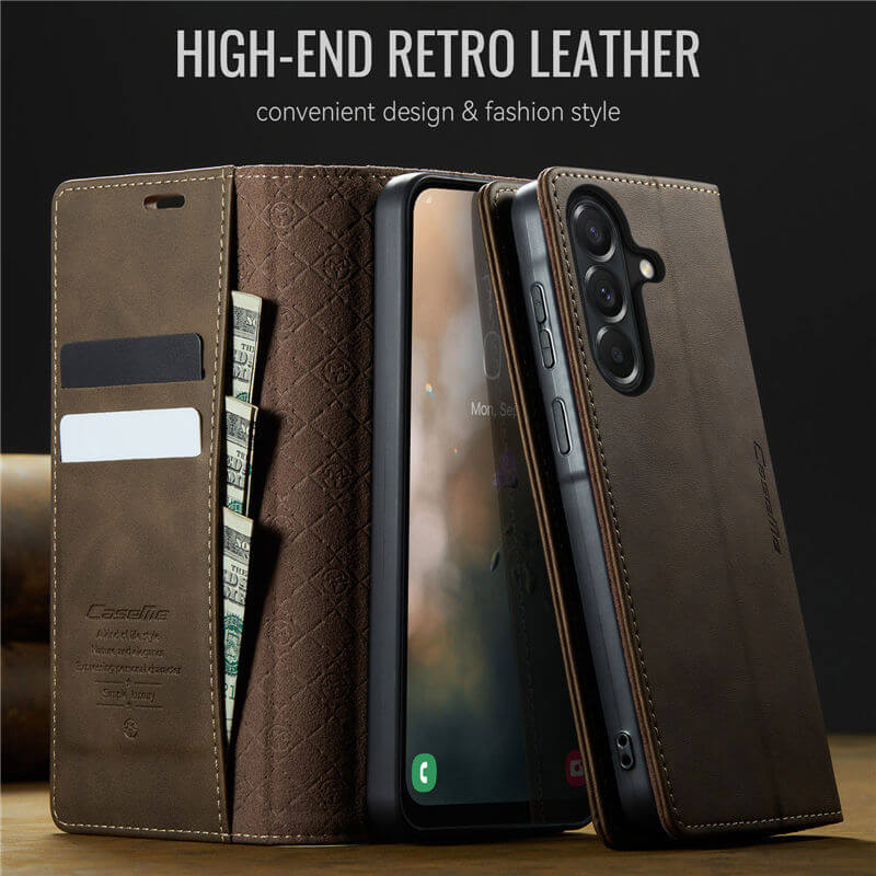 CaseMe Samsung Galaxy A57 Magnetic Wallet Case