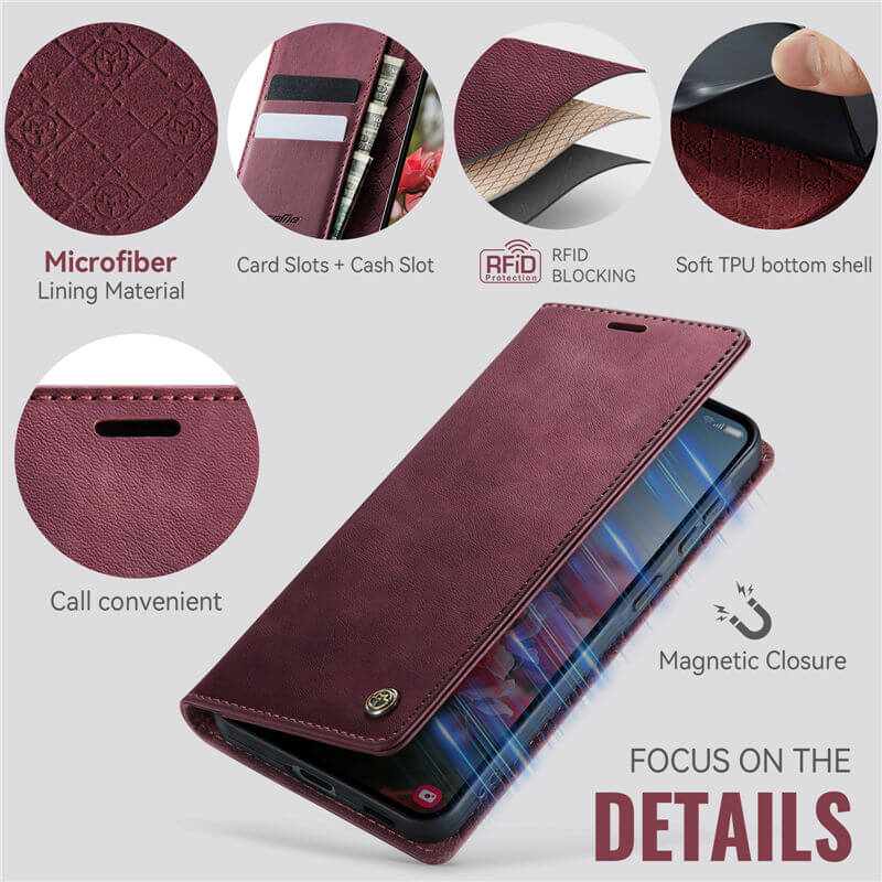 CaseMe Samsung Galaxy A57 Magnetic Wallet Case