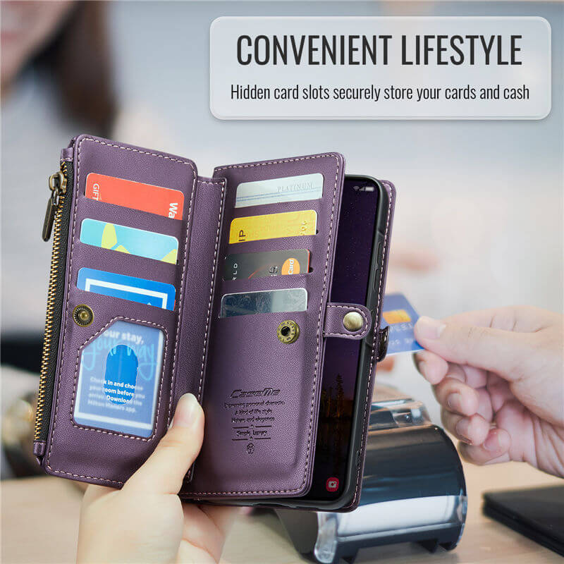 CaseMe Samsung Galaxy A57 Wallet RFID Blocking Crossbody Phone Case