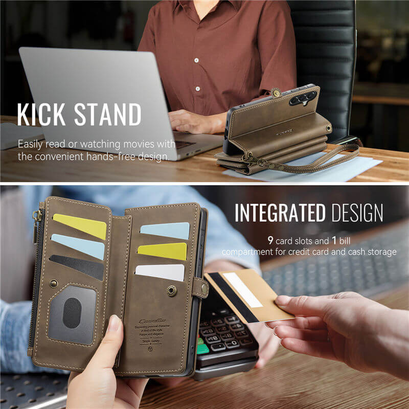 CaseMe Samsung Galaxy A57 Crossbody Wallet Case