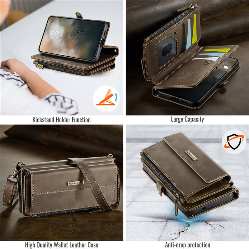 CaseMe Samsung Galaxy A57 Crossbody Wallet Case