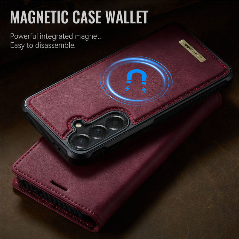 CaseMe Samsung Galaxy A57 2-in-1 Magnetic Wallet Case
