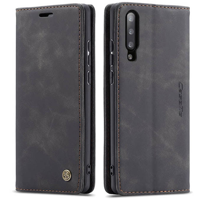 CaseMe Samsung Galaxy A70 Retro Wallet Kickstand Magnetic Flip Leather Case