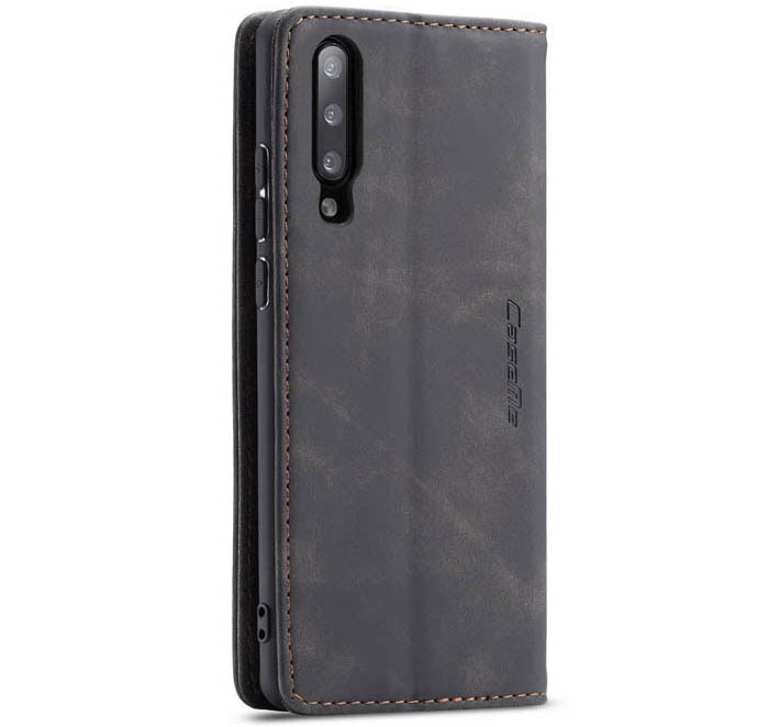 CaseMe Samsung Galaxy A70 Retro Wallet Kickstand Magnetic Flip Leather Case