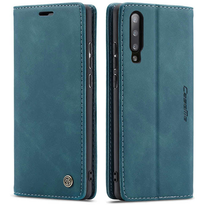 CaseMe Samsung Galaxy A70 Retro Wallet Kickstand Magnetic Flip Leather Case