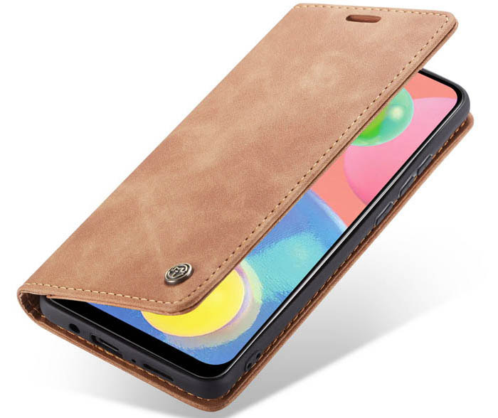 CaseMe Samsung Galaxy A70S Wallet Kickstand Magnetic Flip Leather Case