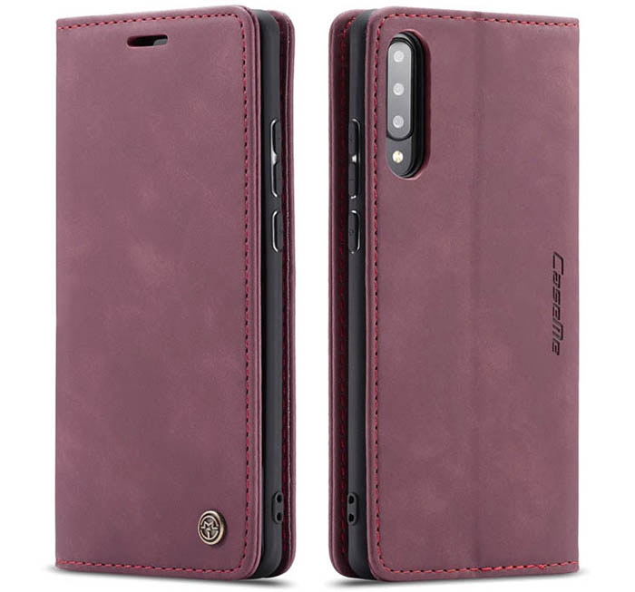 CaseMe Samsung Galaxy A70S Wallet Kickstand Magnetic Flip Leather Case