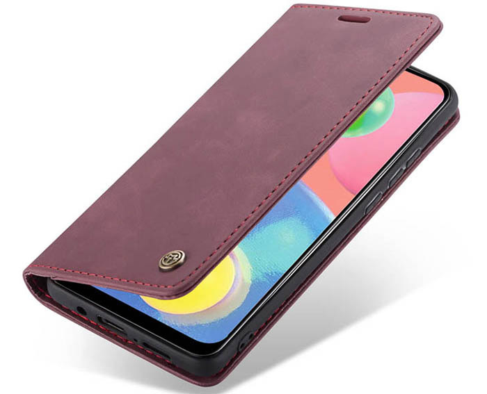 CaseMe Samsung Galaxy A70S Wallet Kickstand Magnetic Flip Leather Case