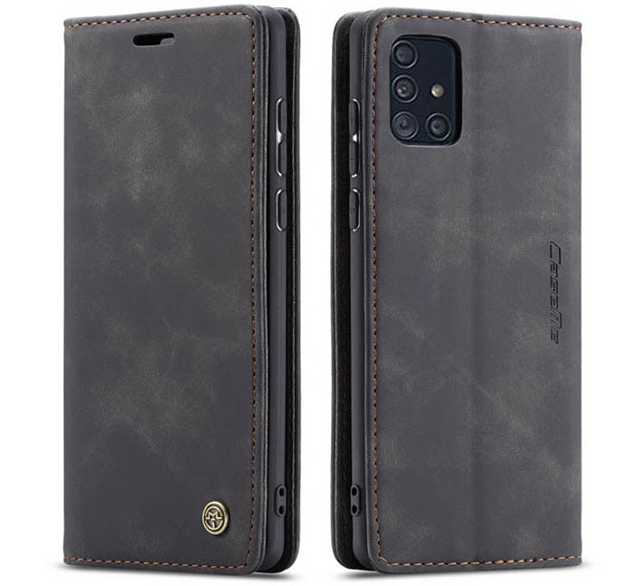 CaseMe Samsung Galaxy A71 Wallet Kickstand Magnetic Flip Leather Case