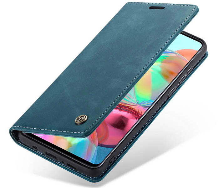 CaseMe Samsung Galaxy A71 Wallet Kickstand Magnetic Flip Leather Case