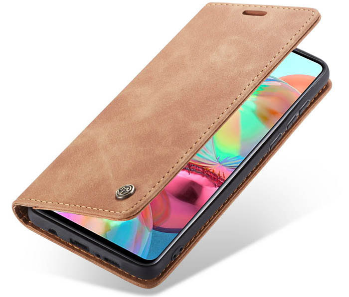 CaseMe Samsung Galaxy A71 Wallet Kickstand Magnetic Flip Leather Case