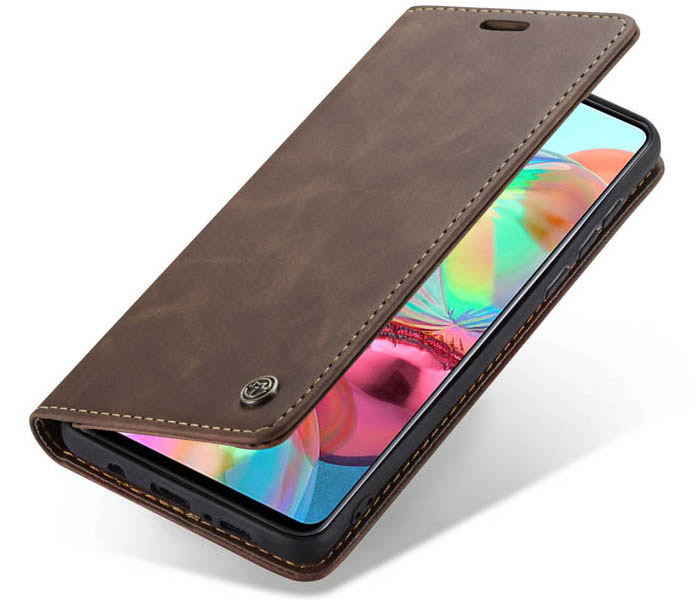 CaseMe Samsung Galaxy A71 Wallet Kickstand Magnetic Flip Leather Case