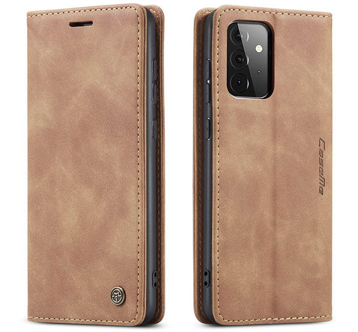 CaseMe Samsung Galaxy A72 Wallet Kickstand Magnetic Flip Leather Case