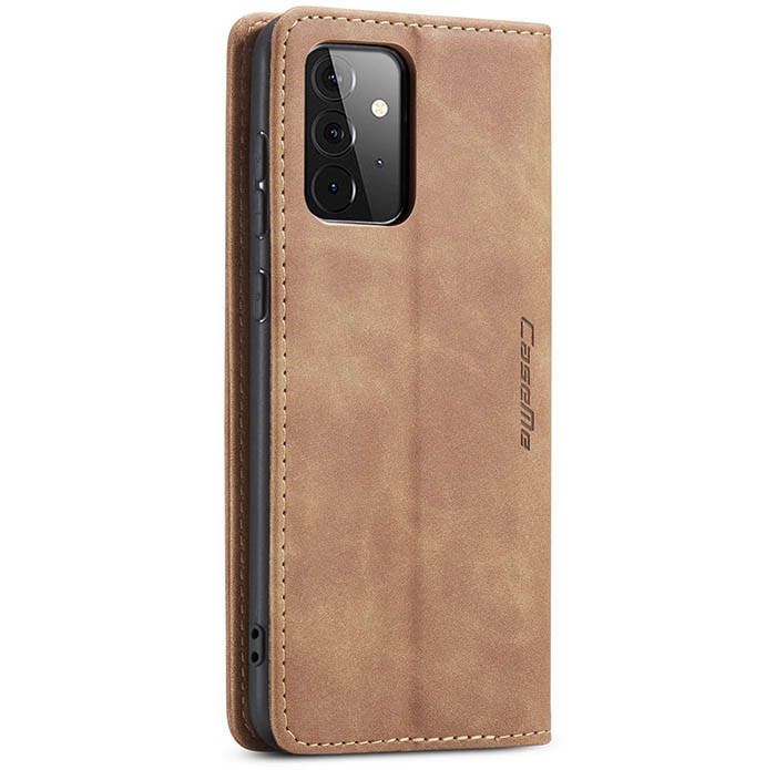 CaseMe Samsung Galaxy A72 Wallet Kickstand Magnetic Flip Leather Case