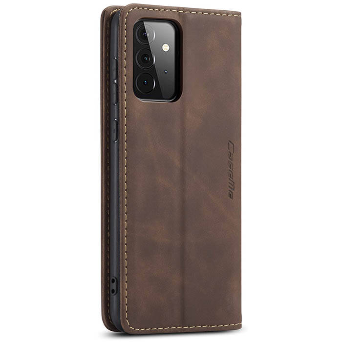 CaseMe Samsung Galaxy A72 Wallet Kickstand Magnetic Flip Leather Case