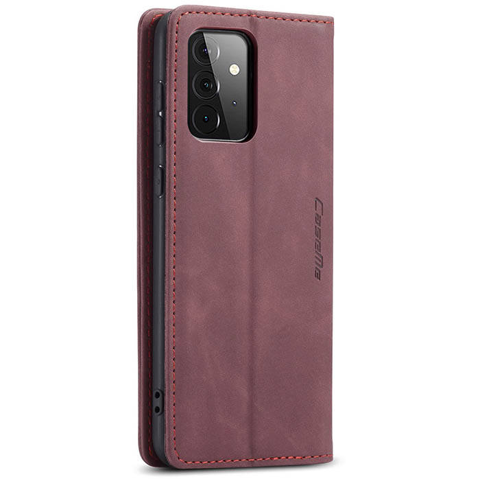 CaseMe Samsung Galaxy A72 Wallet Kickstand Magnetic Flip Leather Case