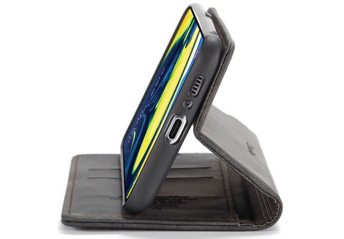 CaseMe Samsung Galaxy A80 Wallet Kickstand Magnetic Flip Leather Case