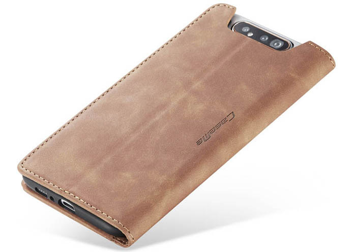 CaseMe Samsung Galaxy A80 Wallet Kickstand Magnetic Flip Leather Case