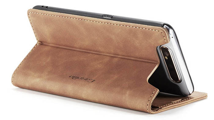 CaseMe Samsung Galaxy A80 Wallet Kickstand Magnetic Flip Leather Case