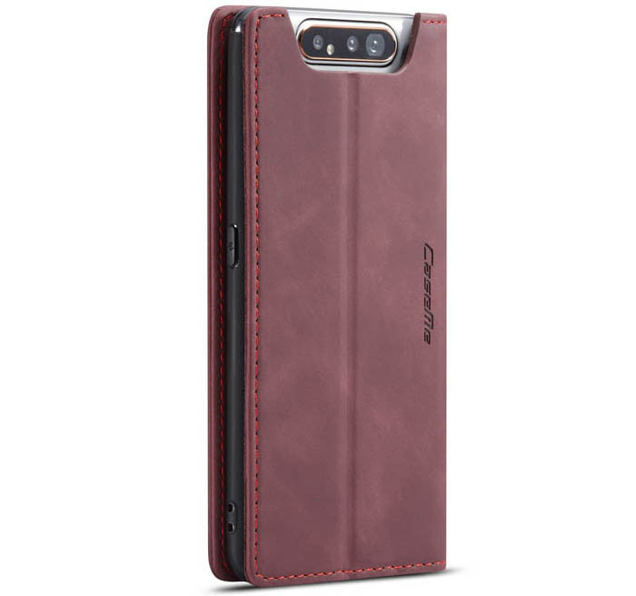 CaseMe Samsung Galaxy A80 Wallet Kickstand Magnetic Flip Leather Case