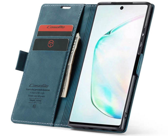 CaseMe Samsung Galaxy A81/Note 10 Lite Wallet Kickstand Magnetic Flip Leather Case