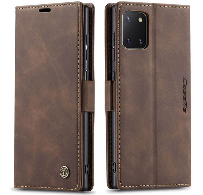 CaseMe Samsung Galaxy A81/Note 10 Lite Wallet Kickstand Magnetic Flip Leather Case