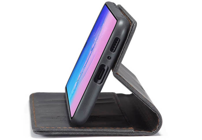 CaseMe Samsung Galaxy A91/S10 Lite Wallet Kickstand Magnetic Flip Leather Case