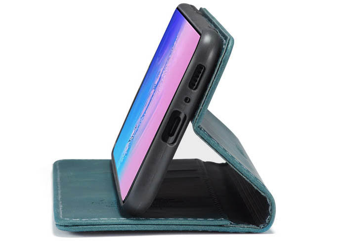 CaseMe Samsung Galaxy A91/S10 Lite Wallet Kickstand Magnetic Flip Leather Case