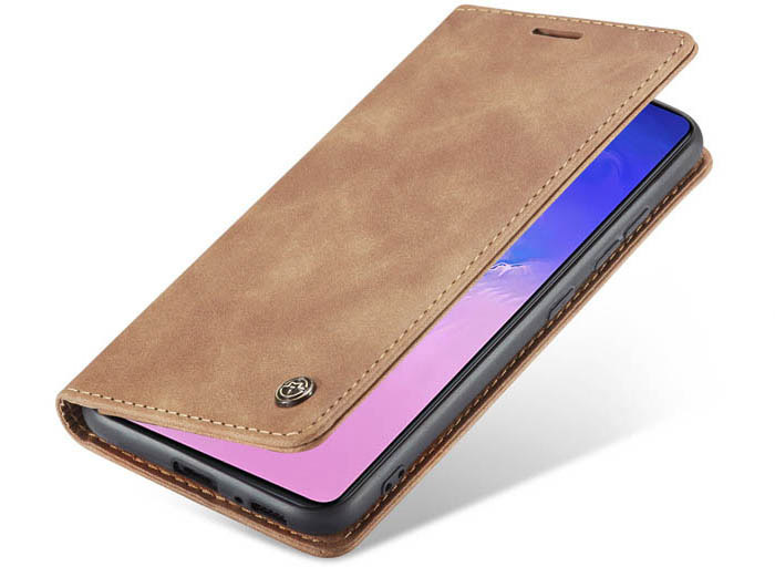 CaseMe Samsung Galaxy A91/S10 Lite Wallet Kickstand Magnetic Flip Leather Case