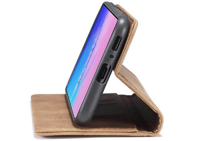 CaseMe Samsung Galaxy A91/S10 Lite Wallet Kickstand Magnetic Flip Leather Case