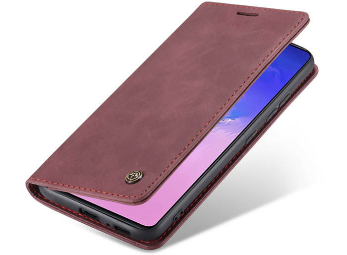 CaseMe Samsung Galaxy A91/S10 Lite Wallet Kickstand Magnetic Flip Leather Case