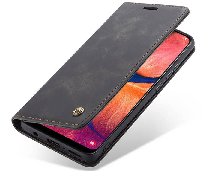 CaseMe Samsung Galaxy A20e Wallet Kickstand Magnetic Flip Leather Case