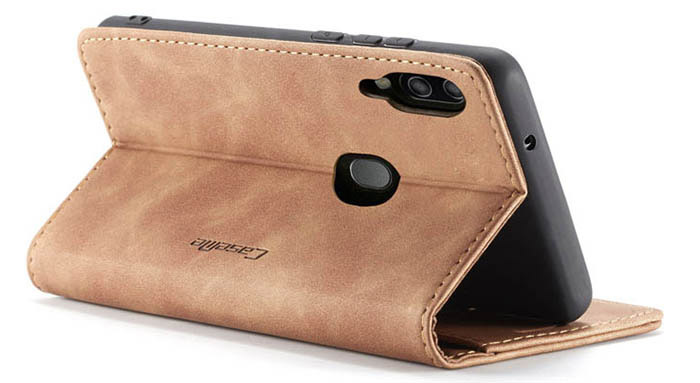 CaseMe Samsung Galaxy A20e Wallet Kickstand Magnetic Flip Leather Case