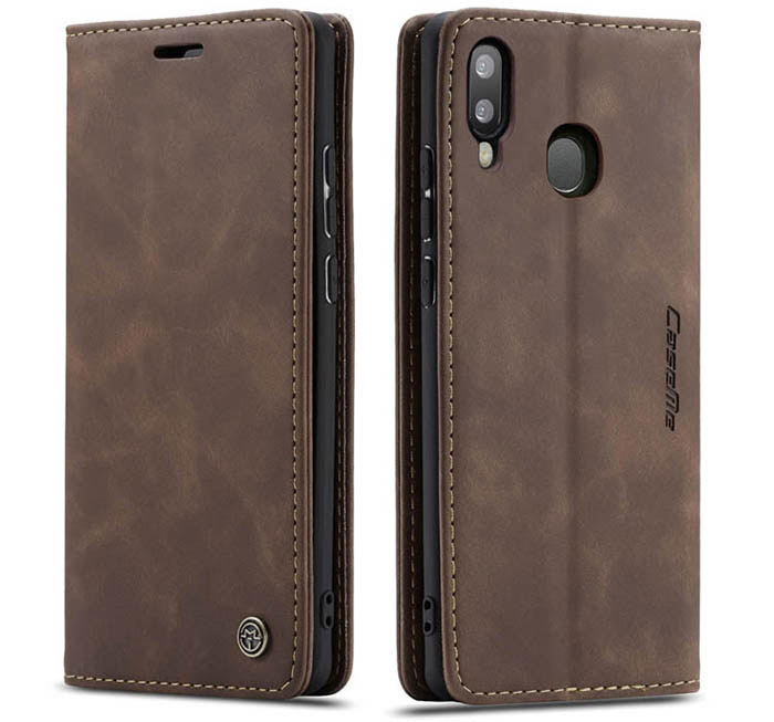 CaseMe Samsung Galaxy A20e Wallet Kickstand Magnetic Flip Leather Case