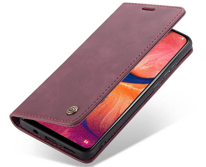 CaseMe Samsung Galaxy A20e Wallet Kickstand Magnetic Flip Leather Case