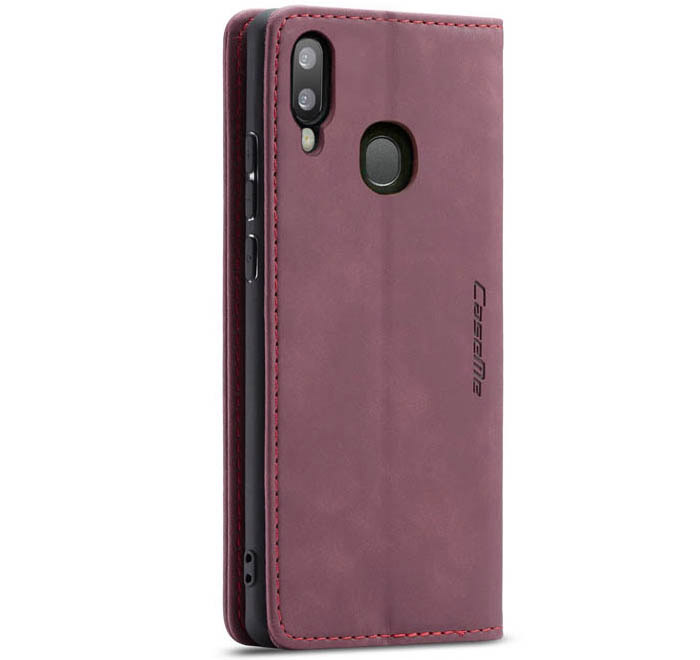 CaseMe Samsung Galaxy A20e Wallet Kickstand Magnetic Flip Leather Case