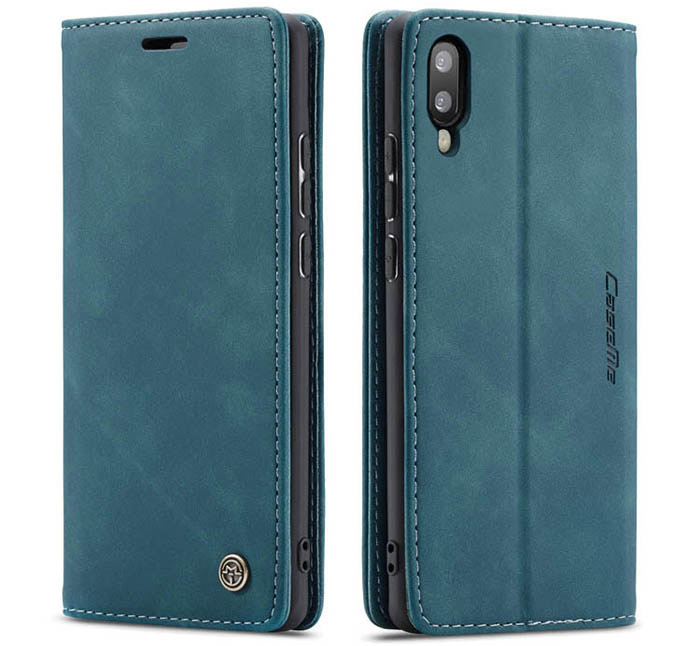 CaseMe Samsung Galaxy M10 Wallet Kickstand Magnetic Flip Leather Case