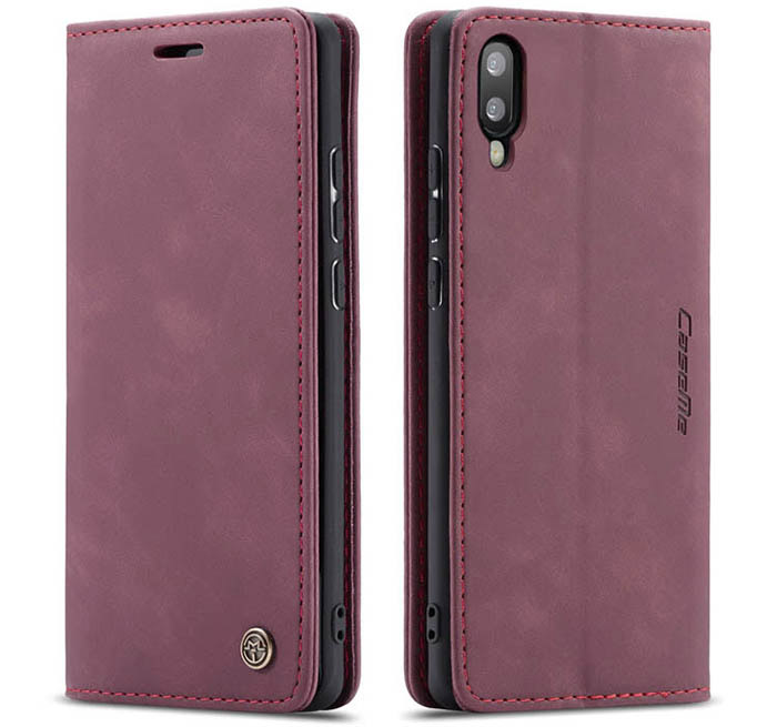 CaseMe Samsung Galaxy M10 Wallet Kickstand Magnetic Flip Leather Case