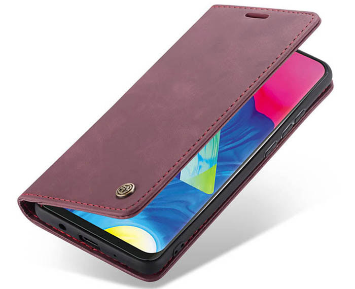 CaseMe Samsung Galaxy M10 Wallet Kickstand Magnetic Flip Leather Case