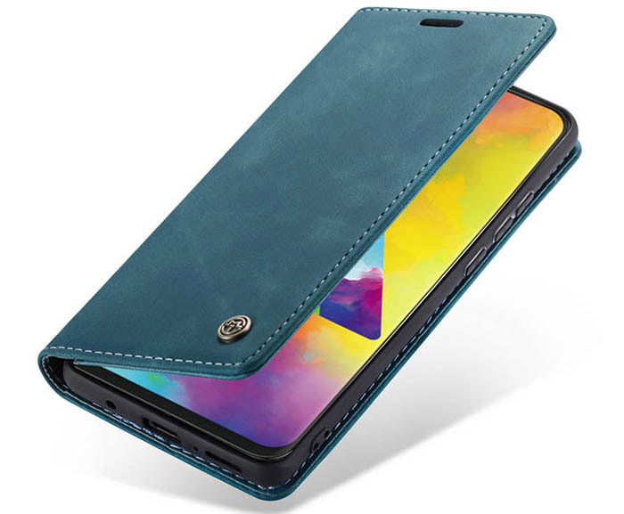 CaseMe Samsung Galaxy M20 Wallet Kickstand Magnetic Flip Leather Case