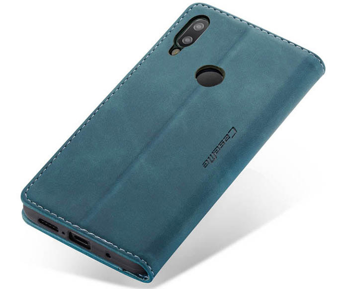 CaseMe Samsung Galaxy M20 Wallet Kickstand Magnetic Flip Leather Case