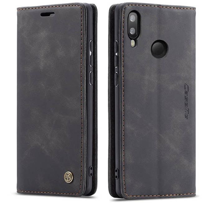 CaseMe Samsung Galaxy A10 Wallet Kickstand Magnetic Flip Leather Case