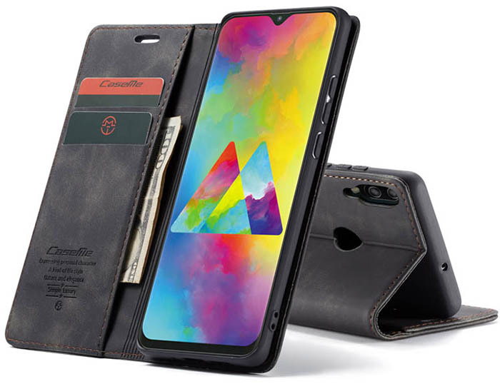 CaseMe Samsung Galaxy A10 Wallet Kickstand Magnetic Flip Leather Case