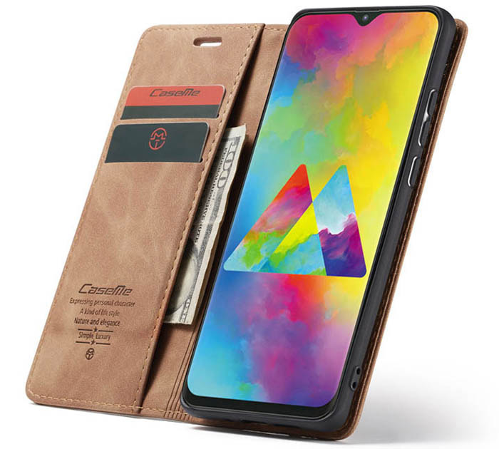 CaseMe Samsung Galaxy A10 Wallet Kickstand Magnetic Flip Leather Case