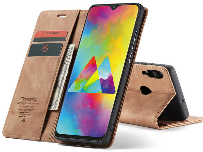 CaseMe Samsung Galaxy A10 Wallet Kickstand Magnetic Flip Leather Case