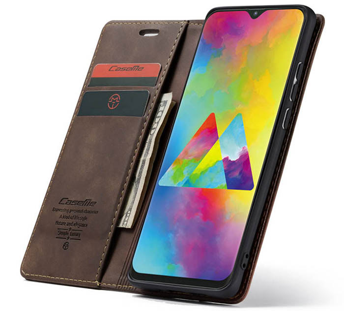 CaseMe Samsung Galaxy A10 Wallet Kickstand Magnetic Flip Leather Case