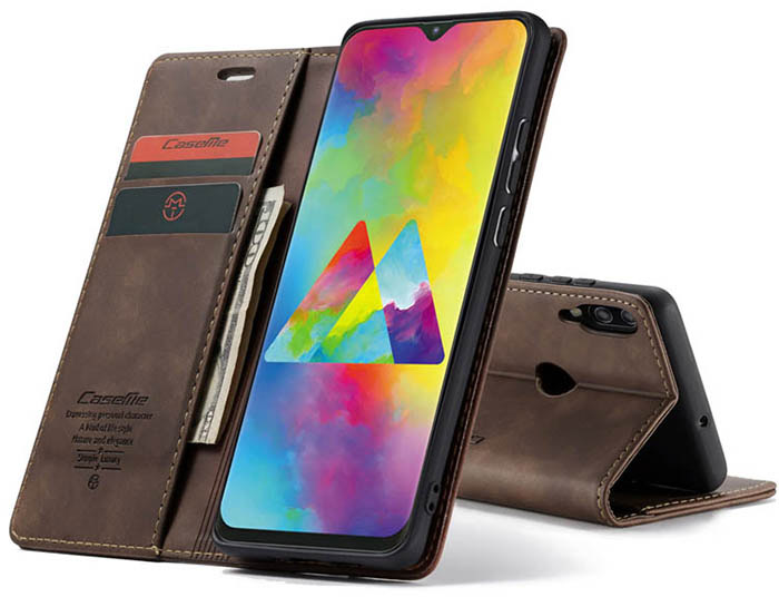 CaseMe Samsung Galaxy A10 Wallet Kickstand Magnetic Flip Leather Case